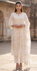 Fepic rosemeen 6693 B chiffon embroidery worked Pakistani suits