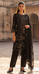 Fepic rosemeen 6693 A chiffon embroidery worked Pakistani suits