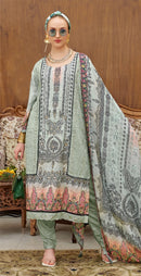Fepic rosemeen 1838 C Pure Muslin Hand Embroidery Work Pakistani Suits