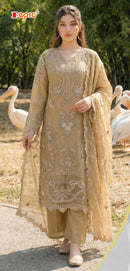 Fepic rosemeen 6753 A chiffon embroidery worked Pakistani suits