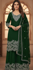 Hoor Tex 519 D Georgette With Zarkan Work Pakistani Suit