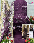 Saniya Trendz 25003 F Cotton With Chikankari Embroidered Work Pakistani Suit
