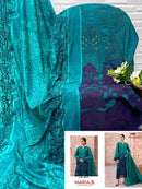 Florent 1064 E pure cotton self embroidery worked Pakistani lawn suits