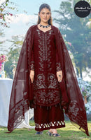 Mehboob Tex 1941 B  Pure Cotton With Heavy Self Embrodery Work Pakistani Suit