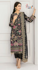 Shree Fabs Sf-5611 A Heavy Chiffon Embroidered Work Pakistani Suit