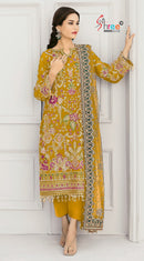 Shree Fabs Sf-5611 B Heavy Chiffon Embroidered Work Pakistani Suit