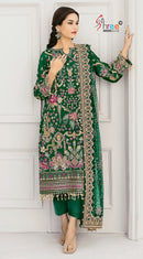 Shree Fabs Sf-5611 D Heavy Chiffon Embroidered Work Pakistani Suit