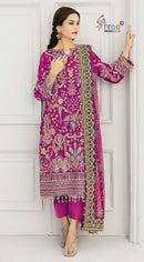 Shree Fabs Sf-5611 C Heavy Chiffon Embroidered Work Pakistani Suit
