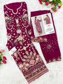Shree Fabs Sf-5611 C Heavy Chiffon Embroidered Work Pakistani Suit