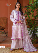 Shree Fabs 4163 Premium Cotton Printed  Embroidered Work Pakistani Suit