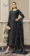 Shree Fabs SF 5556 E Chiffon Heavy Embroidery Work With Hand Khatli Pakistani Suit