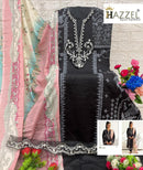 Hazzel 0363 Pure Cotton Printed Embroidery Work Pakistani Suit