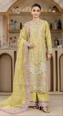 Shree Fabs 5545 C Designer Chiffon Heavy Embroidery Work Pakistani Suit