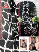 Aasha Designer 1206 B Pure Cotton Exclusive  Embroidery Work Pakistani Suit