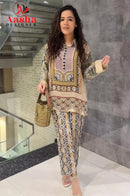 Aasha Designer 10039 Modal Sattin  Printed Co-Ord Set