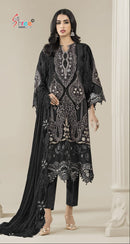 Shree Fabs 5585 C Chiffon Heavy Embroidery With Hand Khatli Pakistani Suit