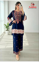 Aasha Designer 1192 A Pure Reyon With Heavy Embrodery Work Pakistani Suit