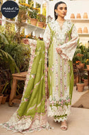 Mehboob Tex 1943 A  Premium Pure Cotton Embroidered Work Pakistani Suit
