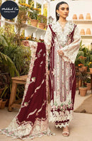 Mehboob Tex 1943 F  Premium Pure Cotton Embroidered Work Pakistani Suit