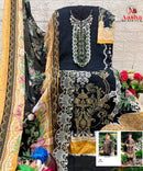 Aasha Designer 1204 B  Designer Cotton Print Exclusive Embroidery Work Pakistani Suit