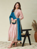 JJ 1007 C Premium Vichhitra Silk With Embroidery Work Anarkali Suit