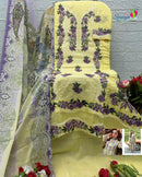 Saniya Trendz 27001  Pure Cotton With Chikankari Embroidered Work Suit