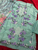 Mehboob Tex 1975 C Party Wear Pure Cotton With Heavy Embroidery Work Pakistani Suit