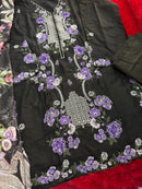 Mehboob Tex 1975 A Party Wear Pure Cotton With Heavy Embroidery Work Pakistani Suit