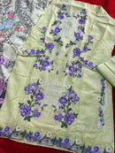 Mehboob Tex 1975 D Party Wear Pure Cotton With Heavy Embroidery Work Pakistani Suit