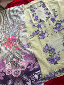 Mehboob Tex 1975 B Party Wear Pure Cotton With Heavy Embroidery Work Pakistani Suit