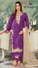 Florent 1052 M Pure Jimmy Choo With Heavy Embroidery Work Pakistani Suit