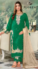 Florent 1052 N Pure Jimmy Choo With Heavy Embroidery Work Pakistani Suit