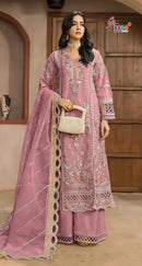 Shree Fabs Sf 5542 E Chiffon Heavy Embroidery Work Pakistani Suit