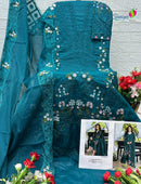 Saniya Trendz 28001 D Premuim Cotton With Chikankari Embroidered Work Suit
