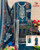 Aasha Designer 1209 A Designer Exclusive Patch Embroidery Work Pakistani Suit