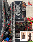 Aasha Designer 1209 B Designer Exclusive Patch Embroidery Work Pakistani Suit