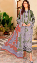 Al Zohaib 1350 B Pure Cotton With Heavy Patch Work Pakistani Suit