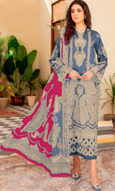 Al Zohaib 1350 A Pure Cotton With Heavy Patch Work Pakistani Suit