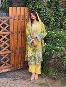 YD 72 Embroidery Sequins Work Pakistani Print Kurti