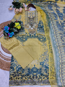 YD 72 Embroidery Sequins Work Pakistani Print Kurti