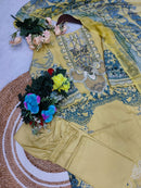 YD 72 Embroidery Sequins Work Pakistani Print Kurti