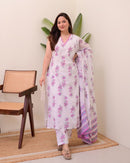 HLF 325 Sleeveless Calf Rayon Slub Straight Kurta Pant