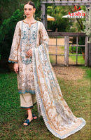 Aasha Designer 1185  Pure Cotton Print With Exclusive Patch Embroidery Work Pakistani Suit