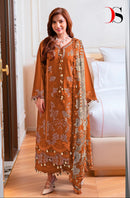 Deepsy Suits 1611 C Pure Cotton With Heavy Self Embroidery Work Pakistani  Suit