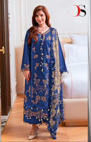 Deepsy Suits 1611 D Pure Cotton With Heavy Self Embroidery Work Pakistani  Suit
