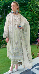 Fepic Rosemeen 1868 C Designer Organza Embroidered Work Pakistani Suit