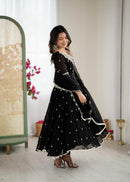ZF 5012 Heavy Embroidery Sequins Designer Anarkali Gown