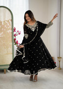 ZF 5012 Heavy Embroidery Sequins Designer Anarkali Gown