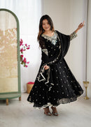 ZF 5012 Heavy Embroidery Sequins Designer Anarkali Gown