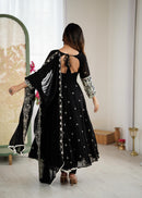 ZF 5012 Heavy Embroidery Sequins Designer Anarkali Gown